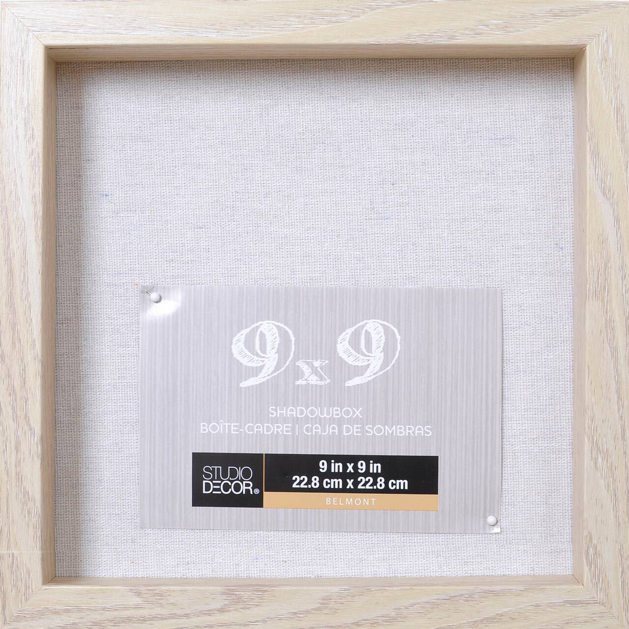 Blonde Belmont Shadow Box by Studio Décor®